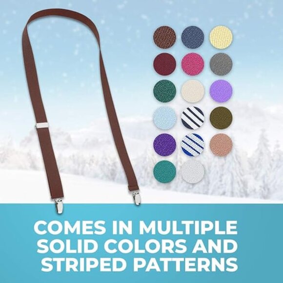 Hold’Em One Piece Mitten/Glove Clips for Kids/Toddler Fully Adjustable -Brown - Picture 5 of 5